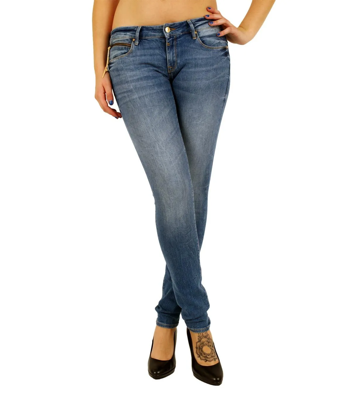 Mavi Serena Jeans - Super Skinny - Mid Glam