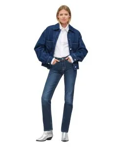 Mac Angela Jeans Slim Fit in New Basic Denim