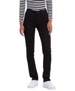 Cross Anya - Schwarze Jeans mit schmalem Beinverlauf
