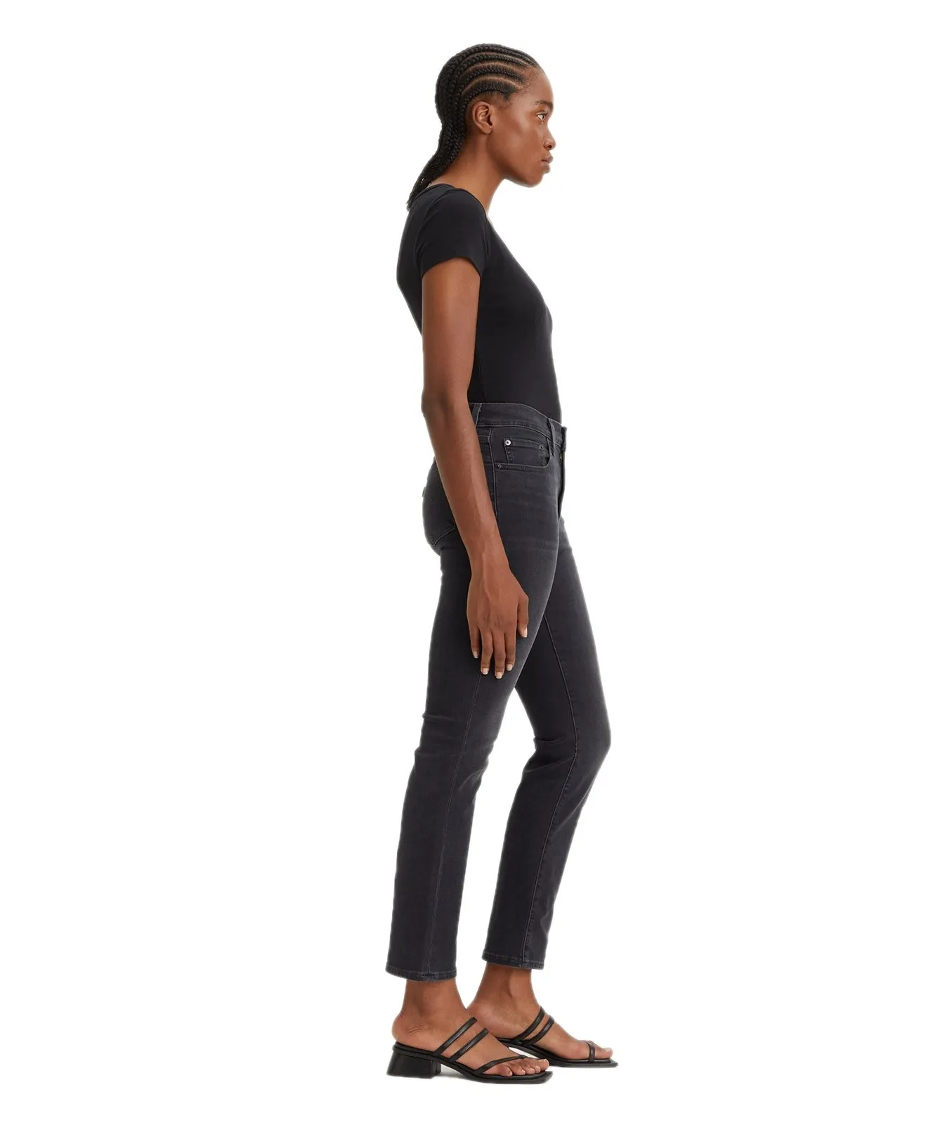 Damen Jeans 724 High-Waisted Straight von Levis in Never Forget