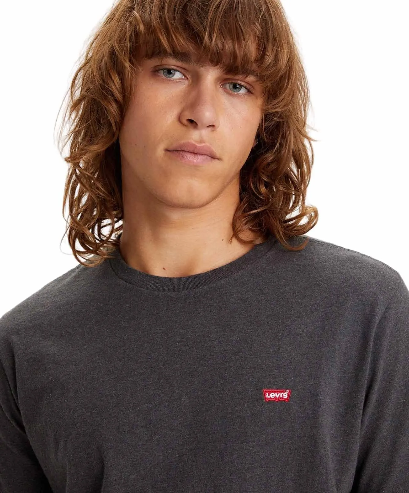 Herren Shirt Original Tee  von Levis in Dark Charcoal