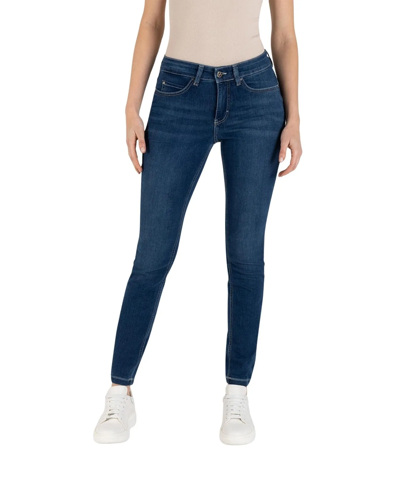 Damen Jeans Dream Skinny von MAC in Mid Blue Authentic Wash