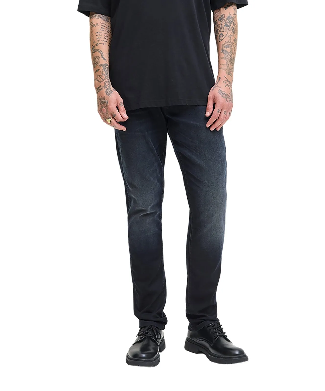 Herren Jeans Glenn Icon von Jack & Jones in Blue Denim