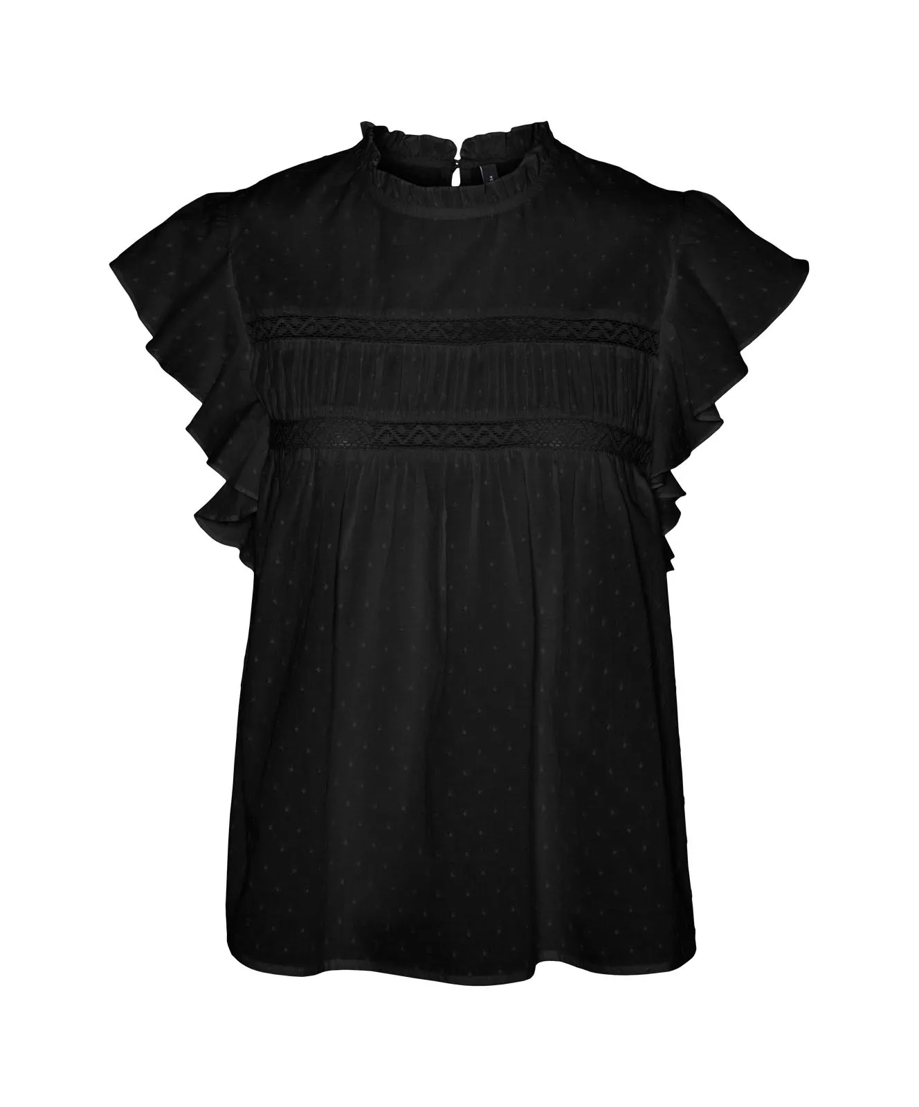 Damen Shirt Trine von Vero Moda in Black