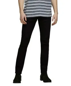Jack & Jones Jeans Slim Fit Glenn Icon aus schwarzem Super-Stretch