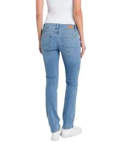 Cross Loie Jeans in Hellblau mit Doppelknopf-Verschluss