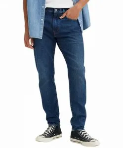 Levis 512 Slim Taper Jeans in blauer Stone-Waschung