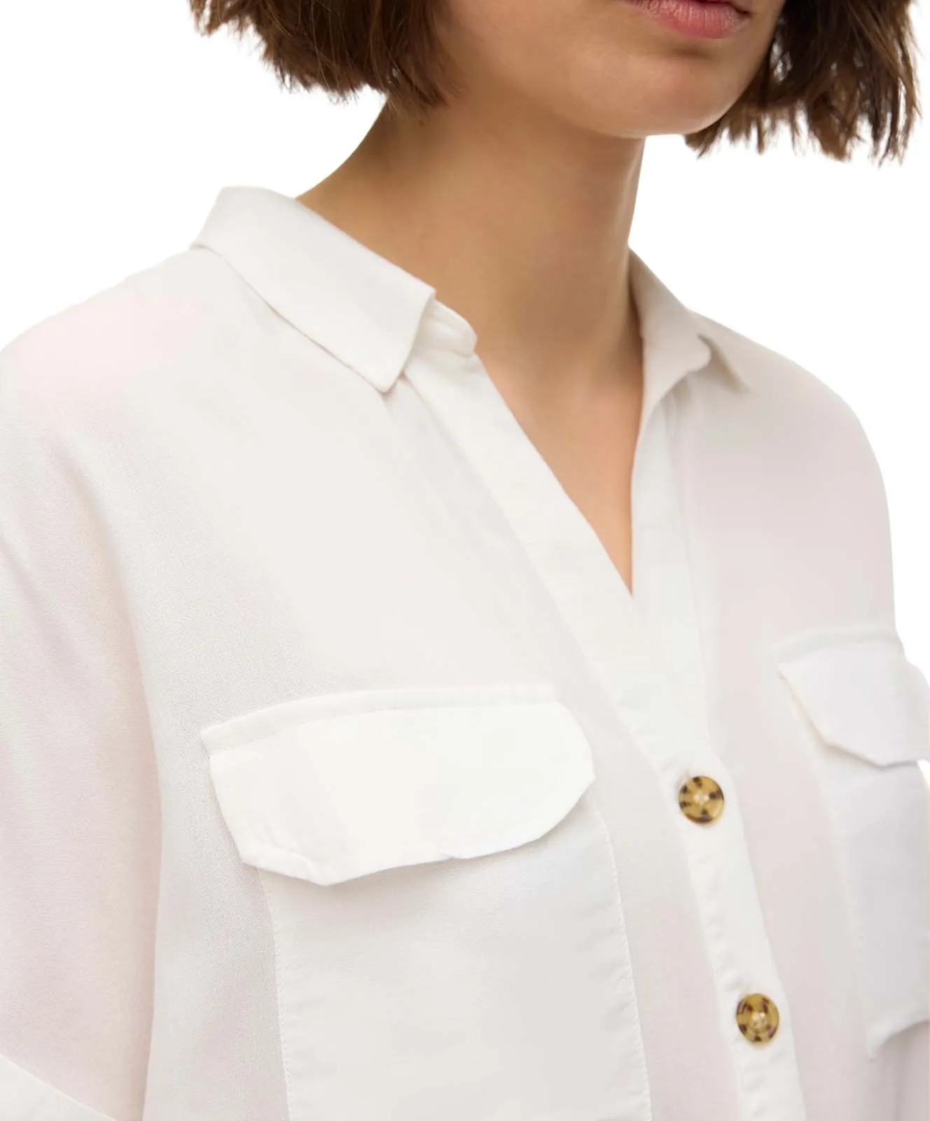 Damen Bluse Bumby von Vero Moda in Snow White