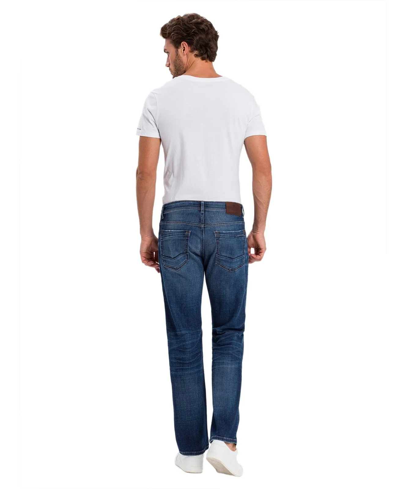 Herren Jeans Antonio von Cross in Dark Mid Blue