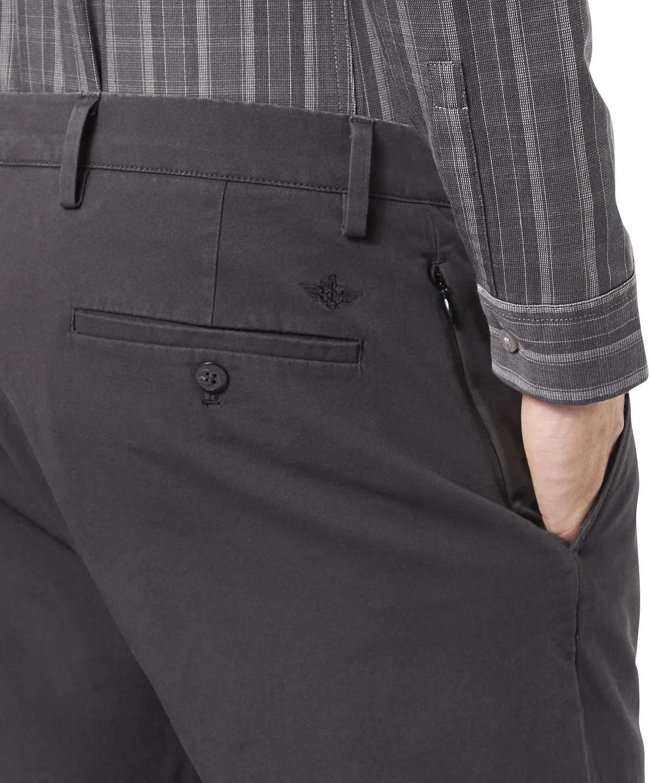 Herren Hose Smart 360 Chino Taper von Dockers in Steelhead