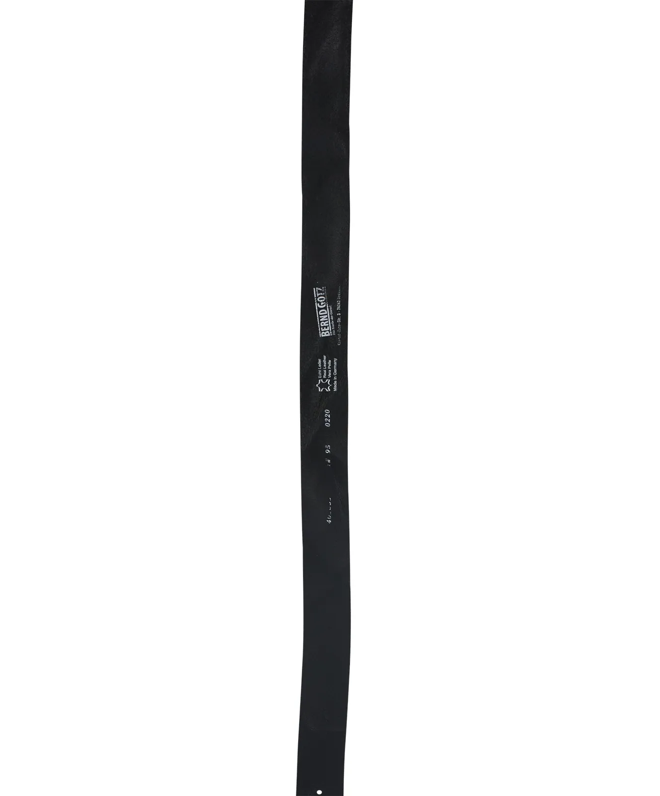 Herren Gürtel 402853 - 4cm Walkledergepr. Gürtel von Bernd Götz in Schwarz