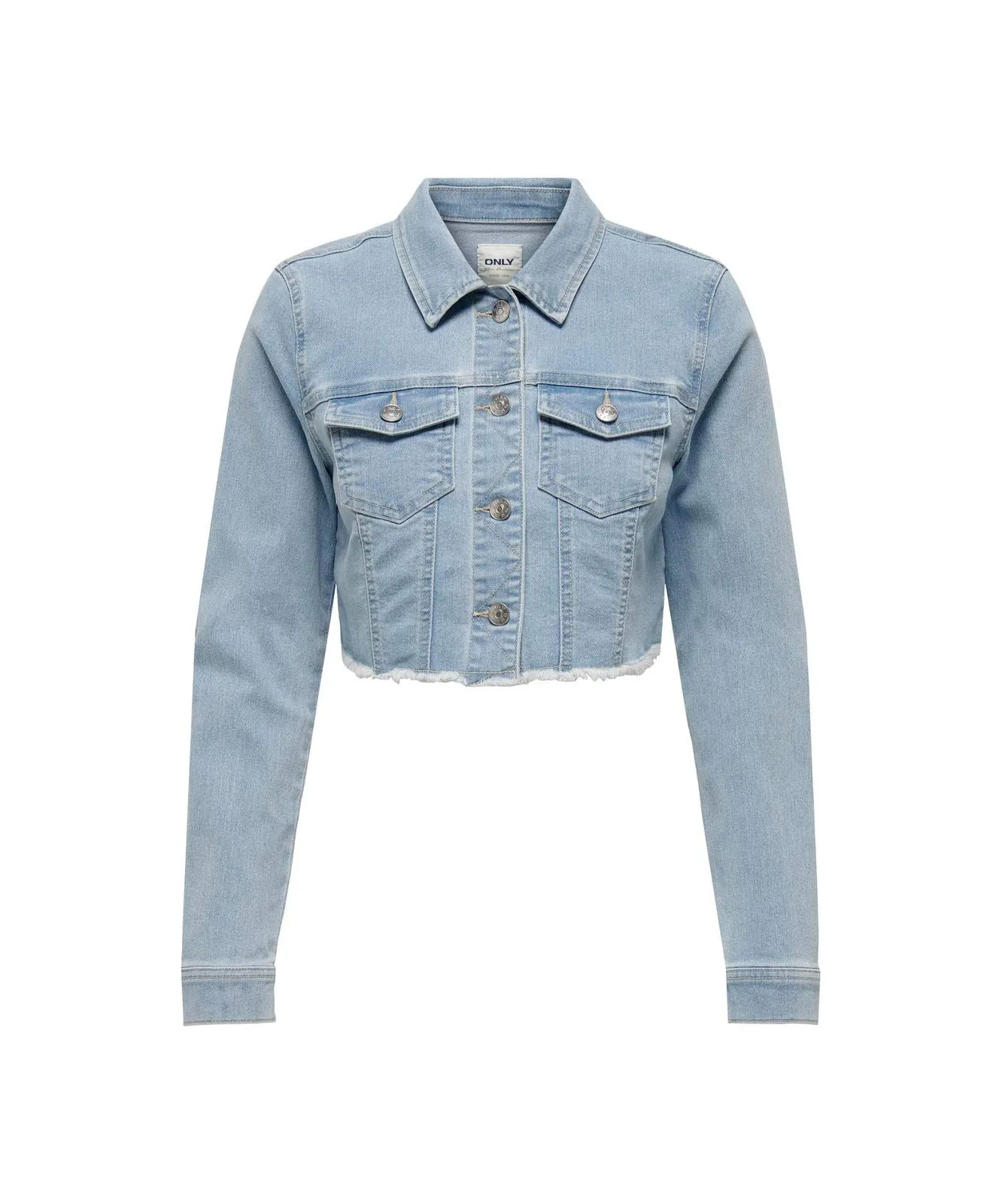 Damen Jacke Wonder Cropped von Only in Medium Blue