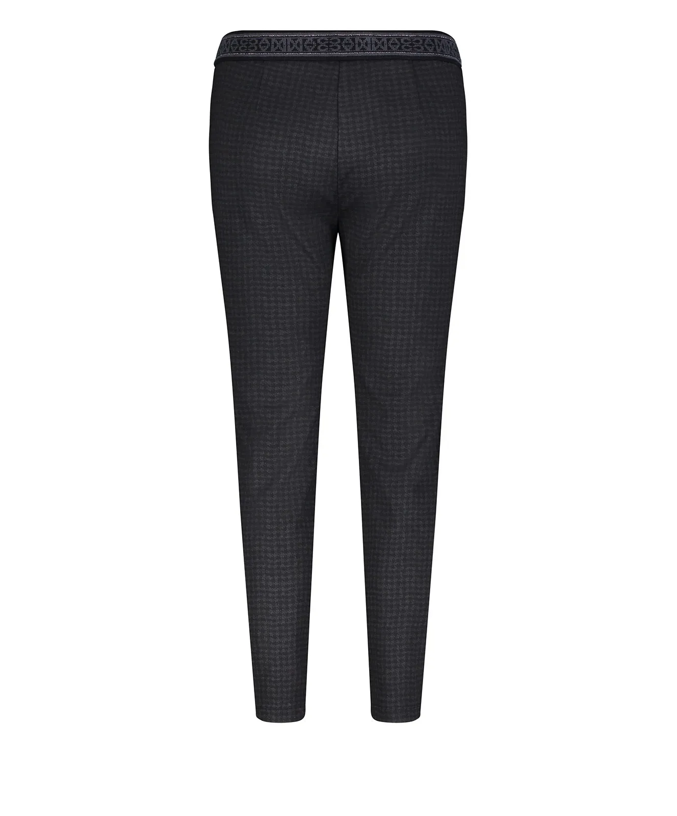 Damen Hose Easy Smart von MAC in Small Black Anthracite Pepita