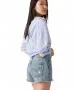 Damen Jeans 501 Original Short von Levis in Vague Finish