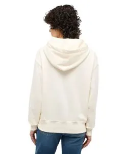 Mustang Hoodie Margo in Weiß mit Logo