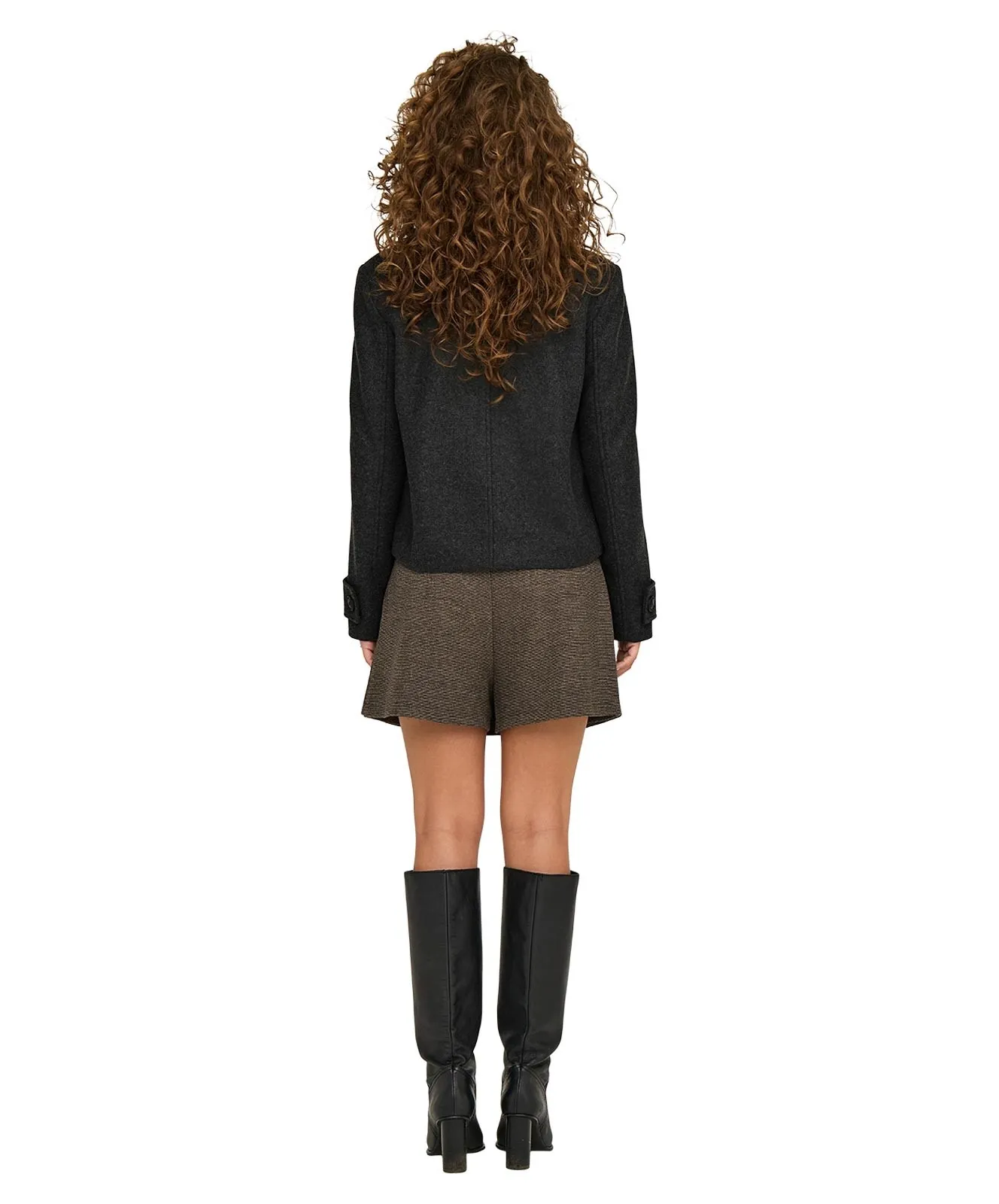 Damen Jacke Freja von Only in Dark Grey Melange