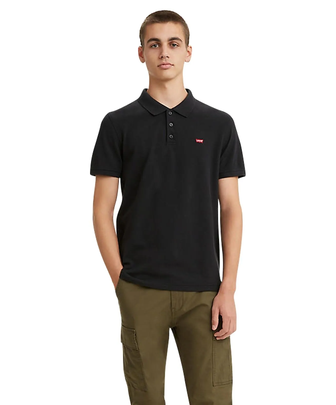 Herren Shirt Housemark Polo von Levis in Mineral Black