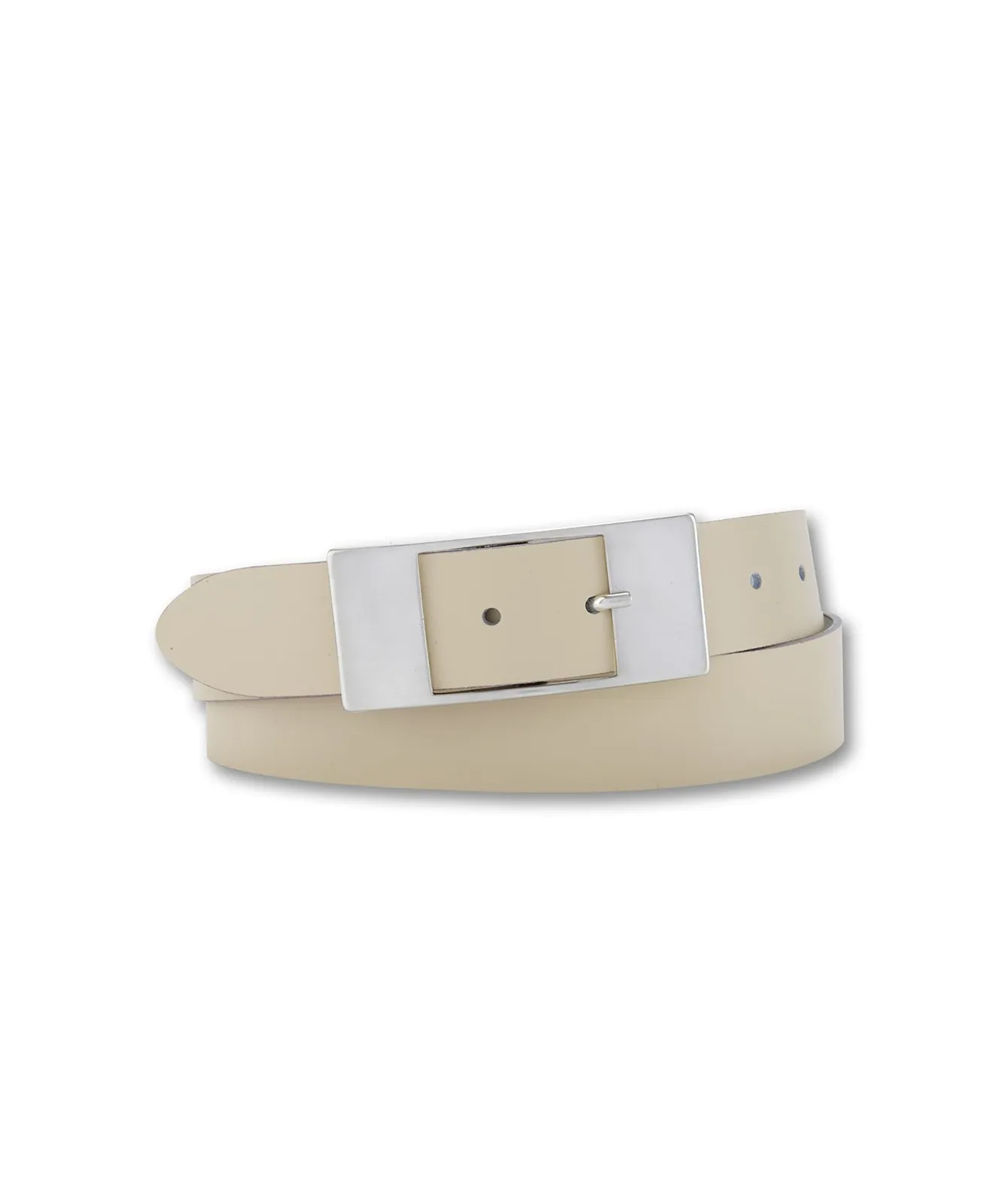 Damen Gürtel 3,5cm Softledergürtel  von Bernd Götz in Beige