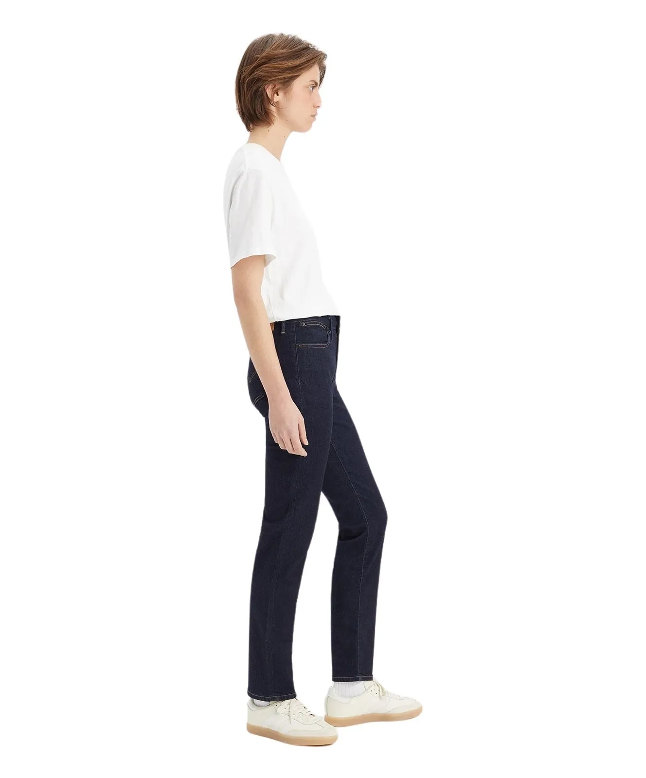 Damen Jeans 712 Slim von Levis in Blue Wave Rinse