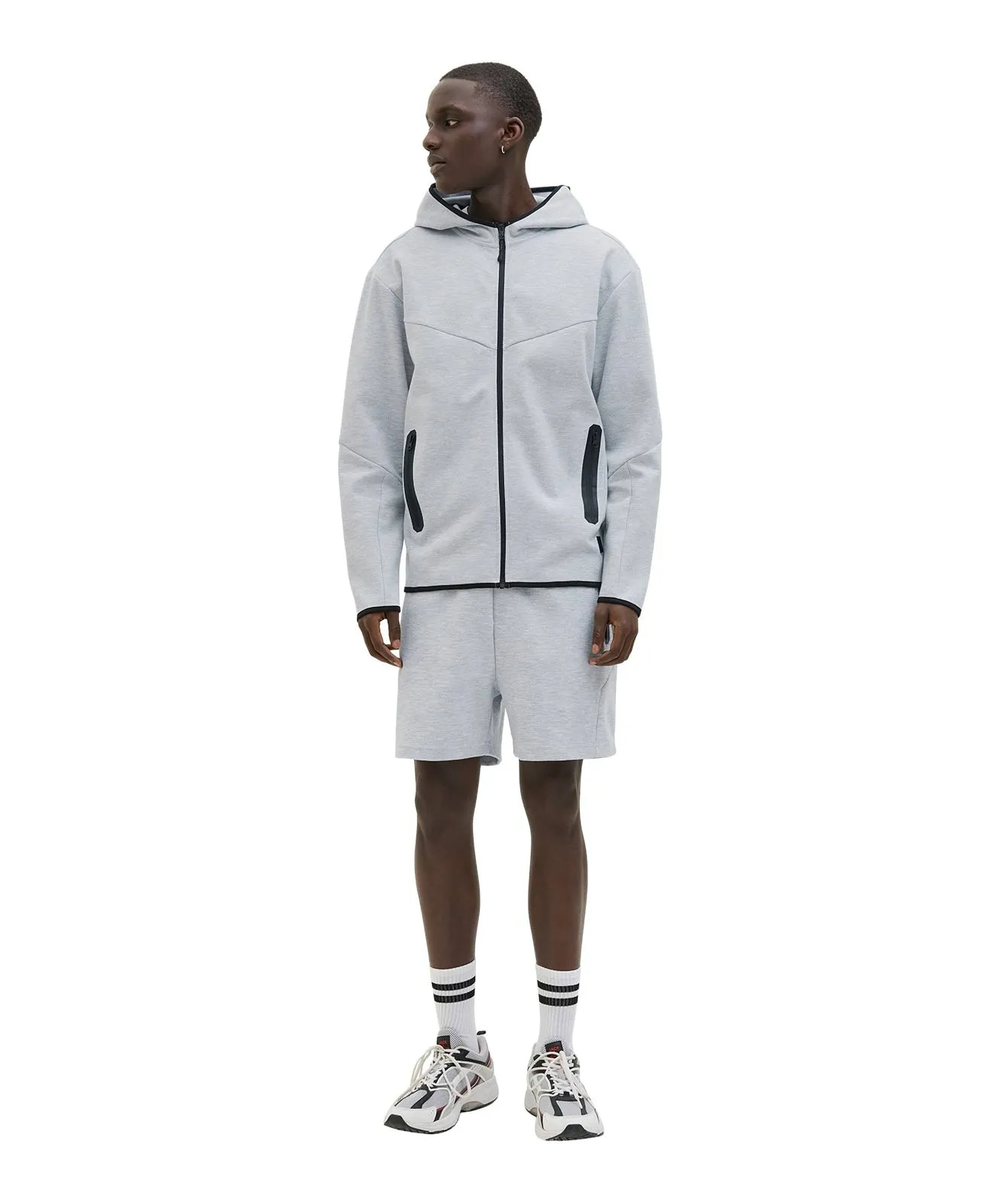 Herren Hose Gordon von Jack & Jones in Light Grey Melange