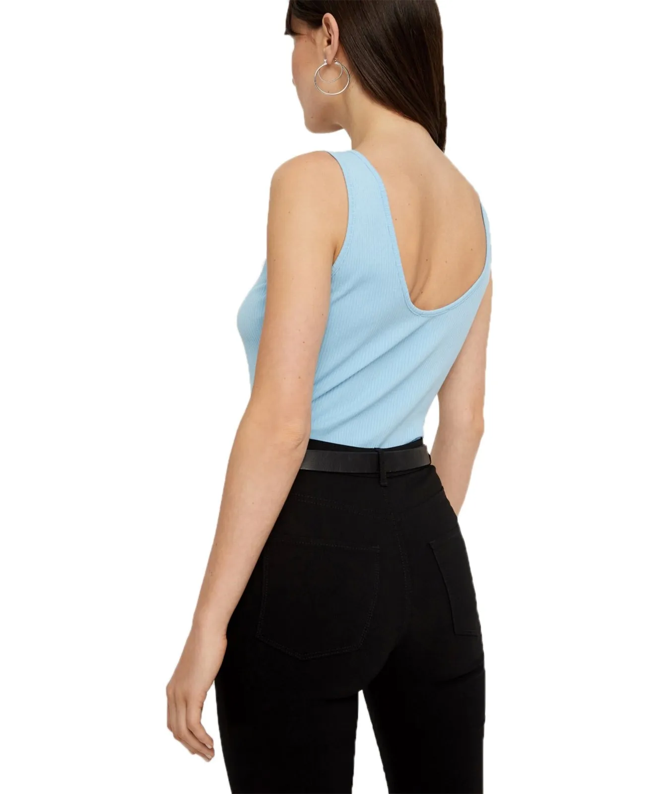 Damen Jeans High Skin Jeggings von Pieces in Black