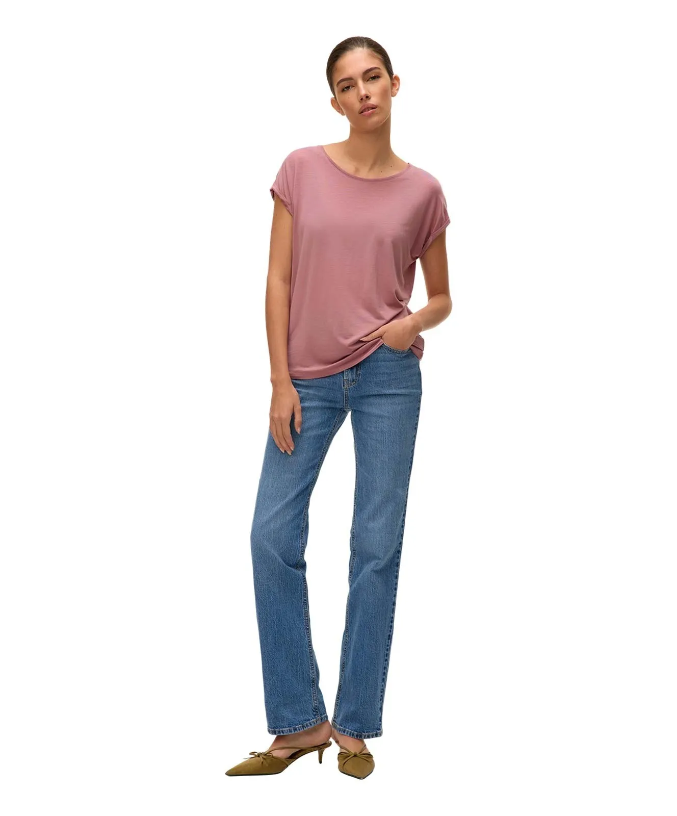 Damen Shirt AVA von Vero Moda in Nostalgia Rose