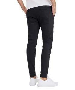 Mac Hose Tapered Fit Griffin in Schwarz mit Zipper am Saum
