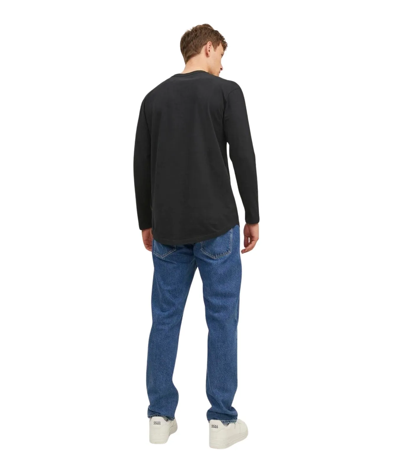 Herren Shirt Noa Tee O-Neck von Jack & Jones in Black