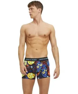 Jack & Jones Boxershorts im 3er Pack mit Schriftzug am Bund