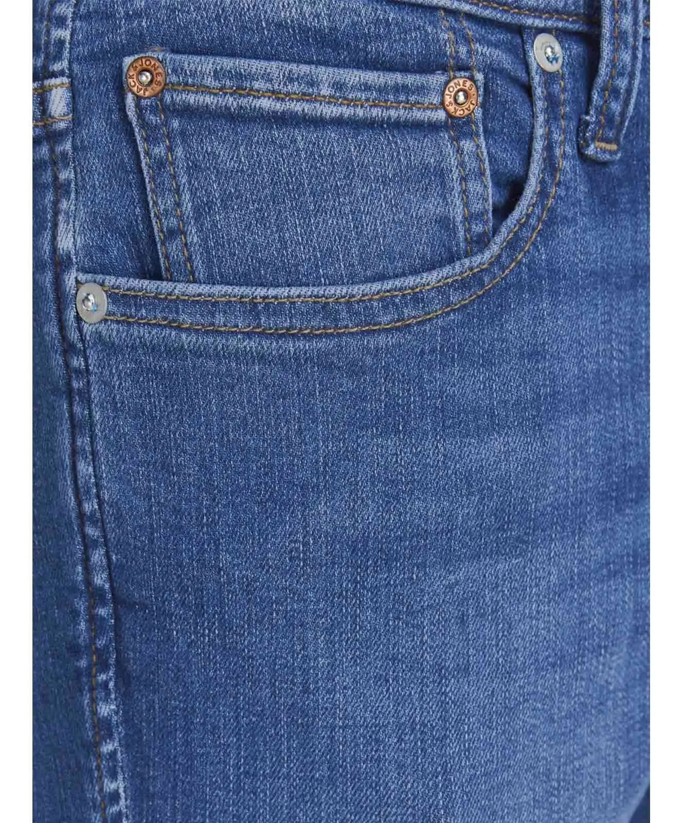 Herren Jeans Liam von Jack & Jones in Blue Denim
