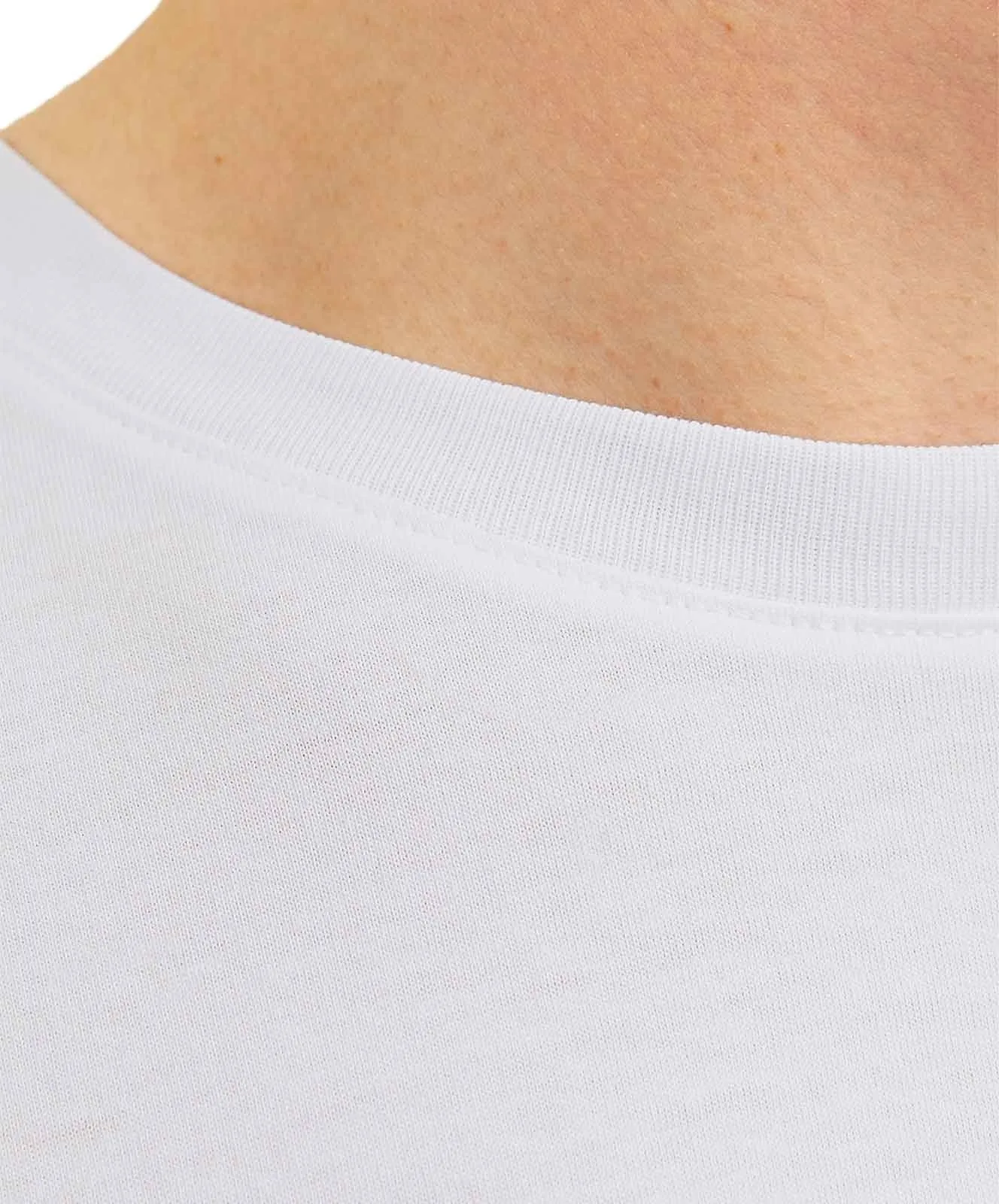 Herren Shirt Corp Logo Tee von Jack & Jones in White PLAY 5