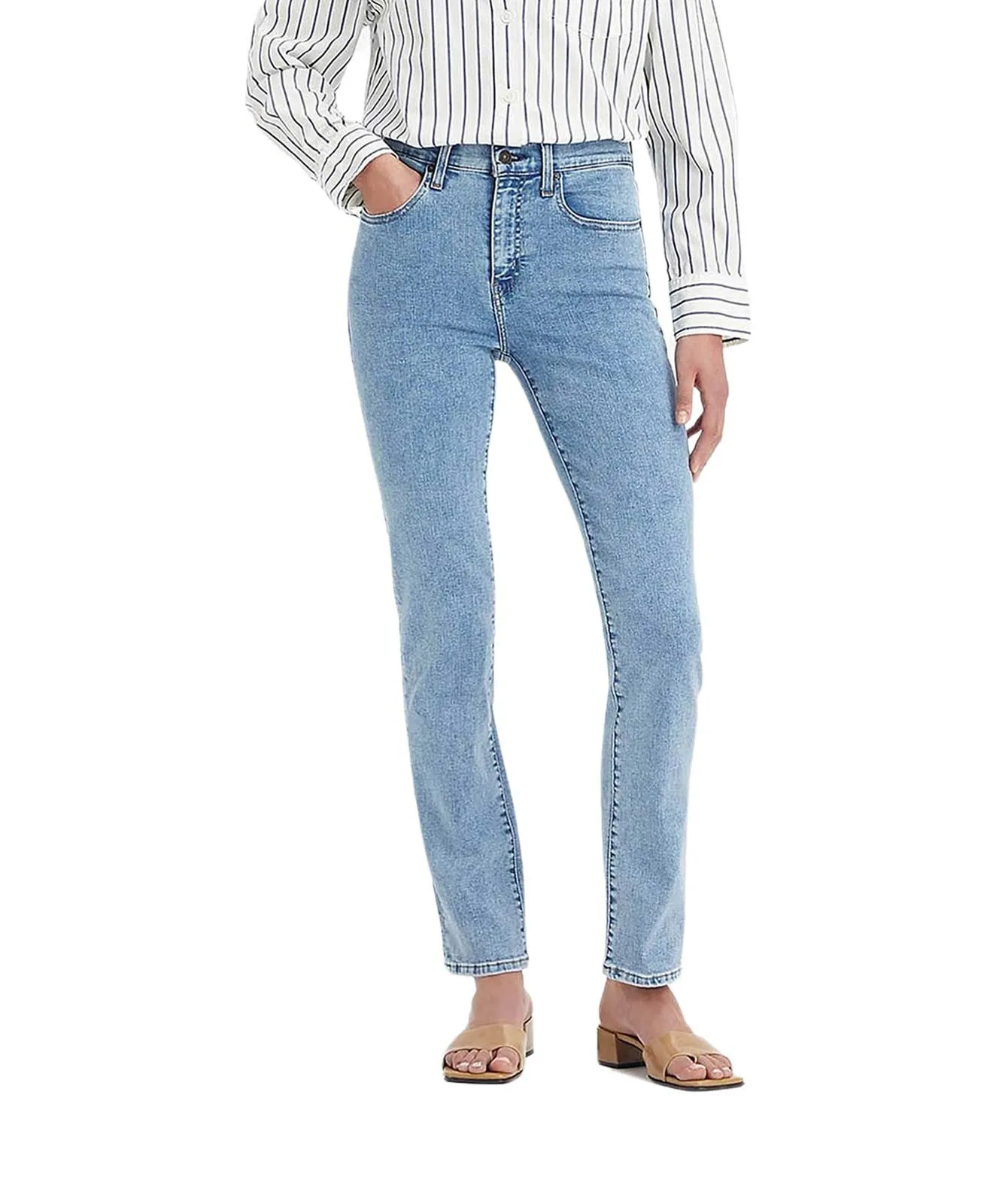 Damen Jeans 724 High Rise Straight von Levis in Middle Course