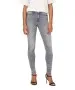Damen Jeans Power Push Up von Only in Grey Denim