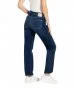 Damen Jeans Straight von MAC in Dark Blue Net Wash
