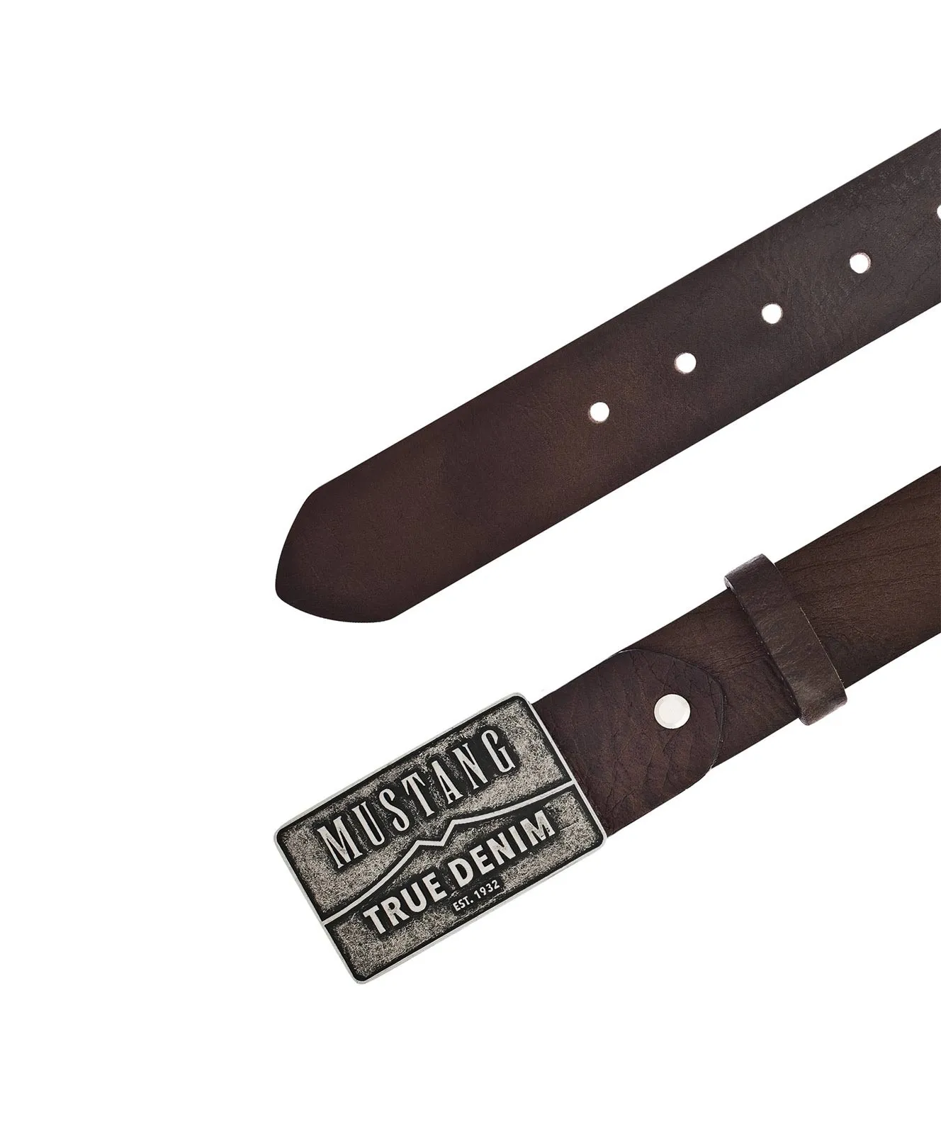 Herren Gürtel 40 mm Gürtel MG2170R17 von Mustang in Dark Brown
