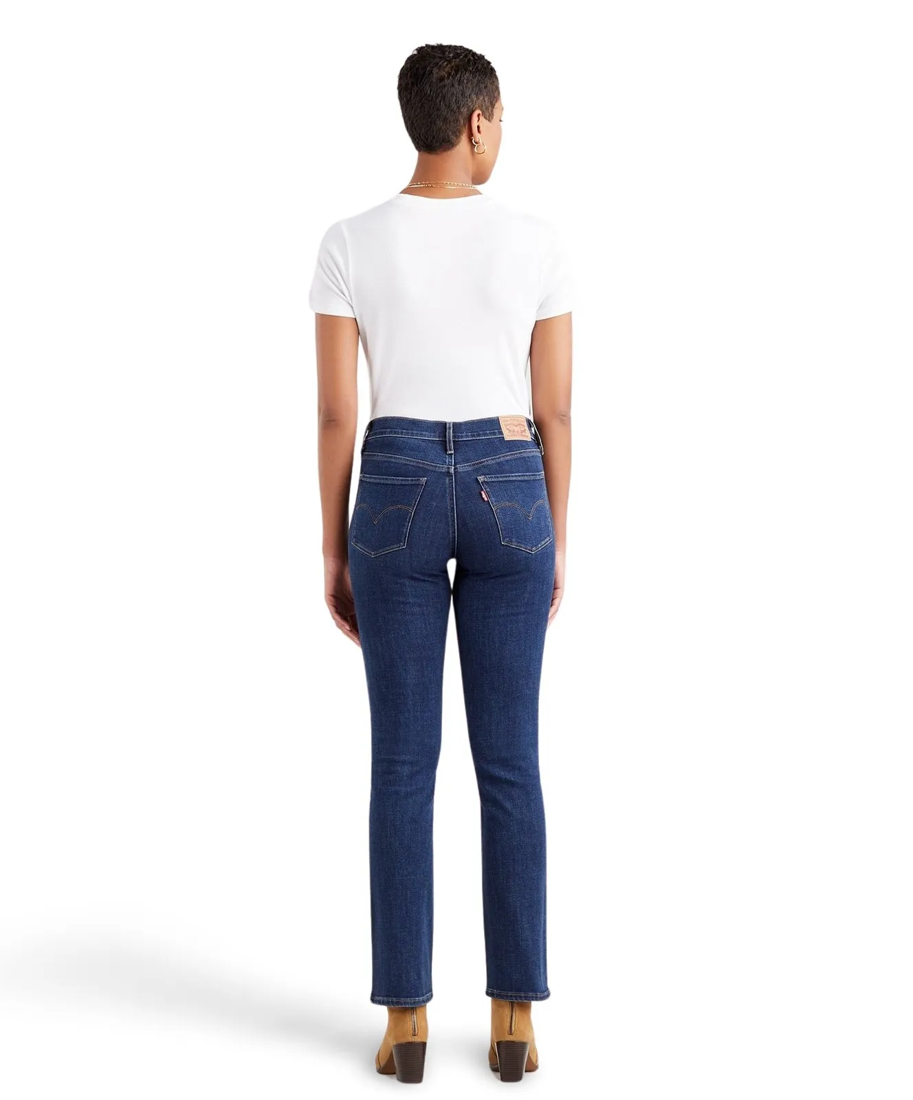 Damen Jeans 314 Shaping Straight von Levis in Lapis Dark Horse