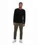 Herren Pullover Hill Knit Crew Neck von Jack & Jones in Black