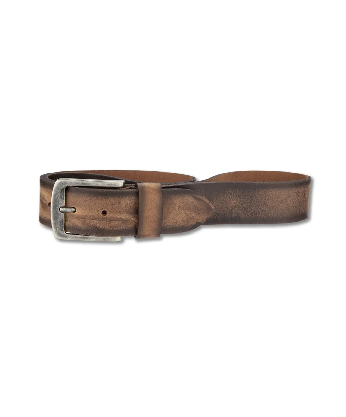 Herren Gürtel 4cm Büffel Ledergürtel von Bernd Götz in Dunklebraun