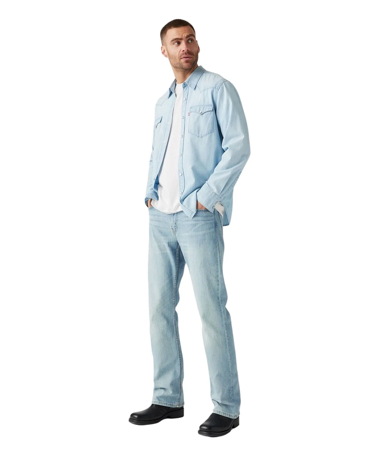 Herren Jeans 527 Slim von Levis in Here We Stop