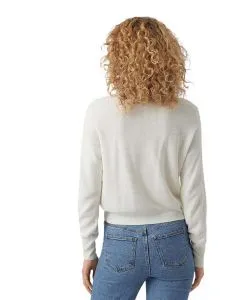 Vero Moda Strickjacke New Lexsun in Weiß