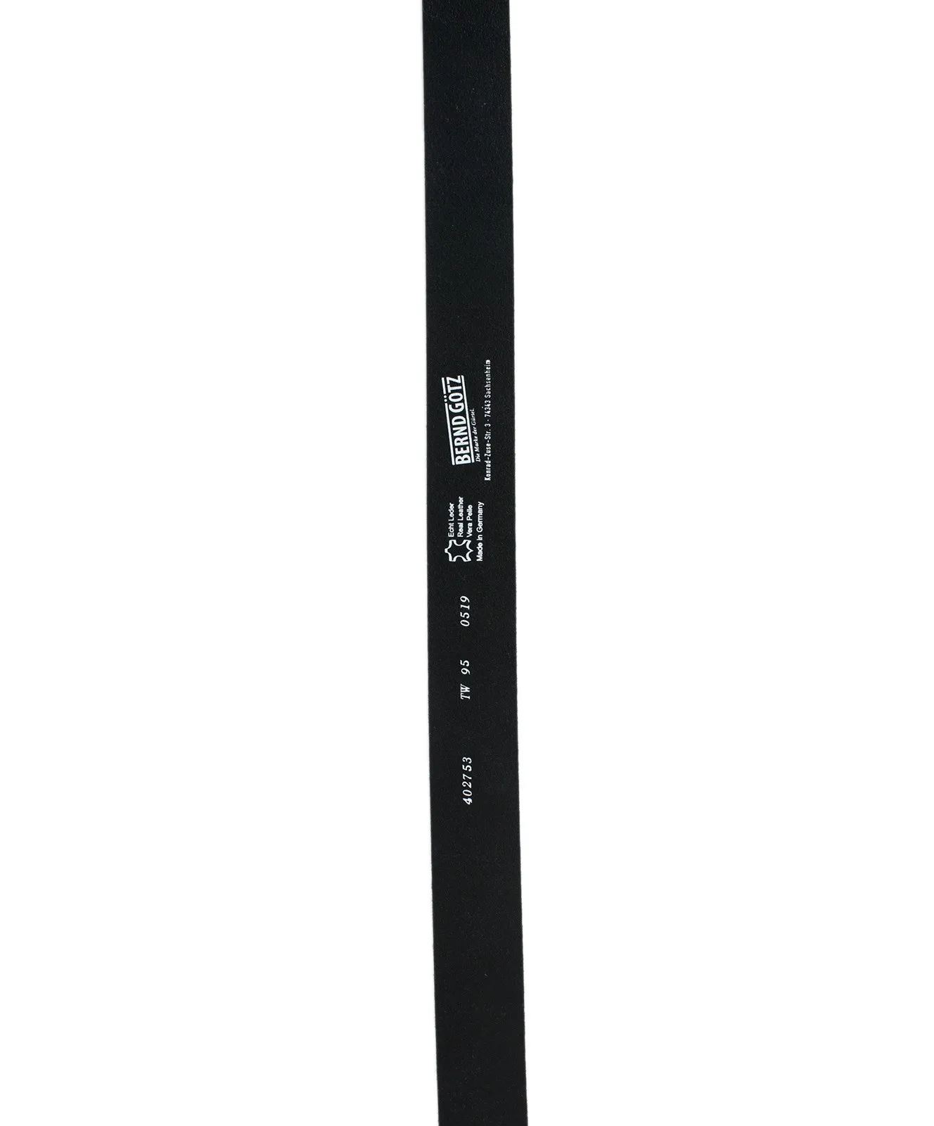 Damen Gürtel 4cm Nappaleder Gürtel von Bernd Götz in Schwarz