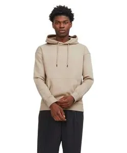 Jack & Jones Hoodie mit Bio-Baumwolle in Beige