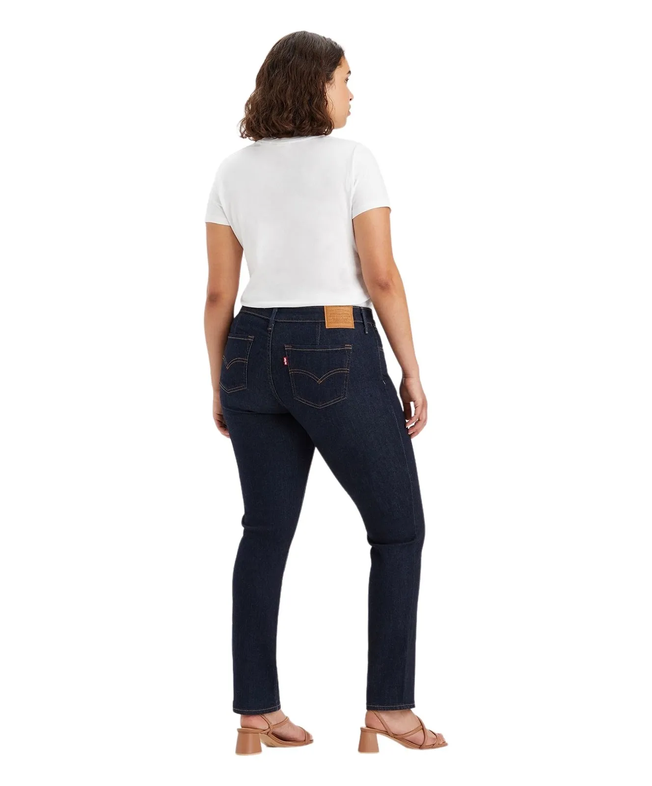 Damen Jeans 712 Slim von Levis in Blue Wave Rinse