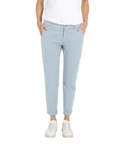 MAC Chino Turn Up in Hellblau im Chino-Style