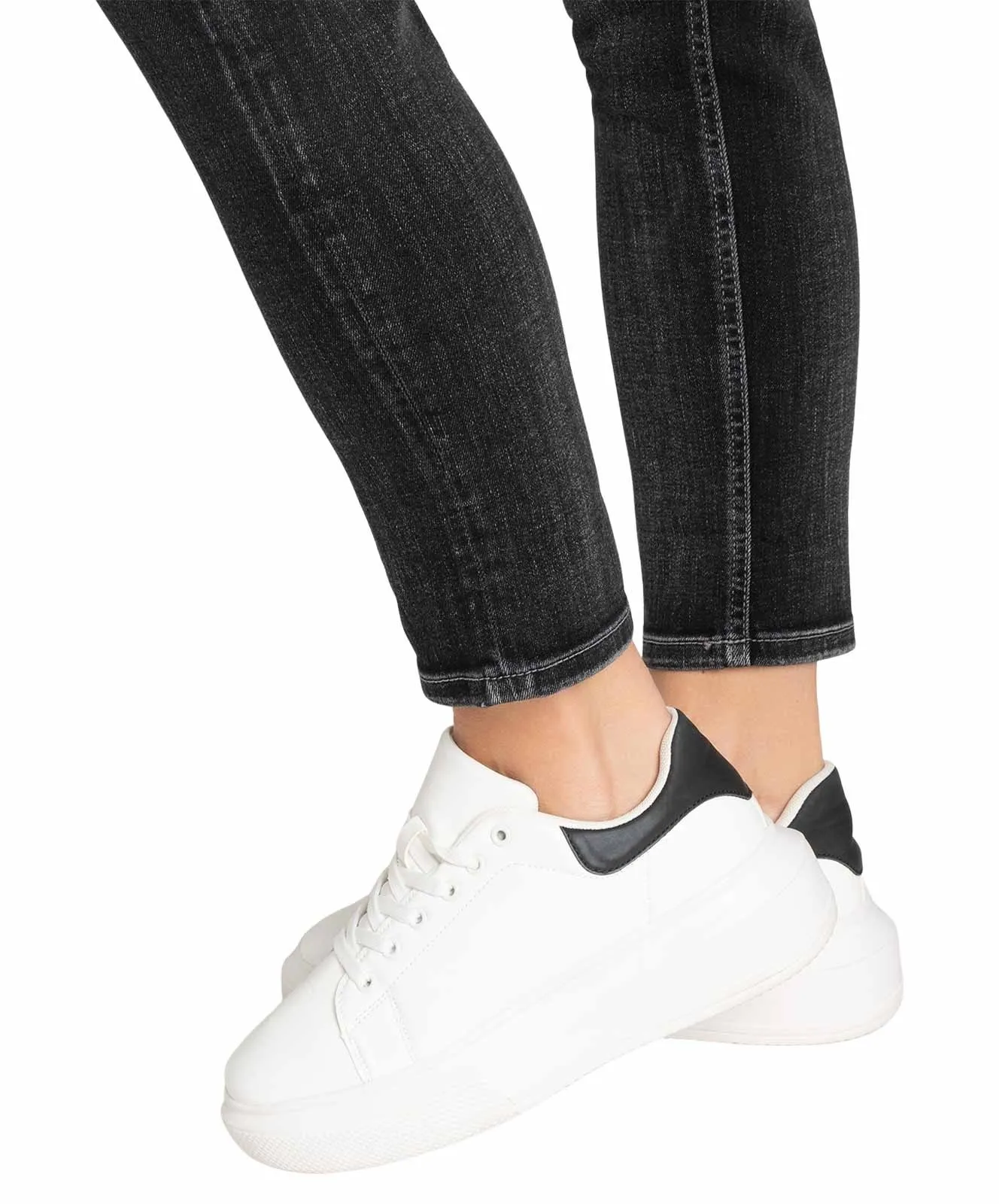 Damen Jeans Rich Slim von MAC in Anthra Used