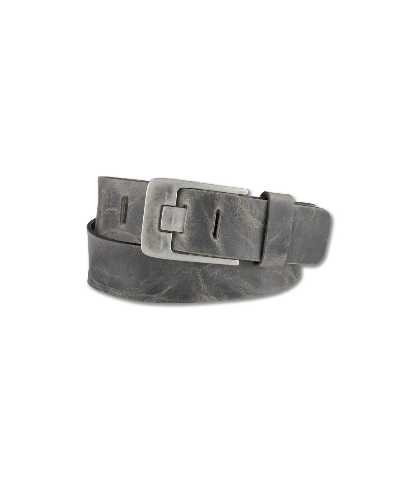 Herren Gürtel 5cm Walklederg.geprägt von Bernd Götz in Taupe