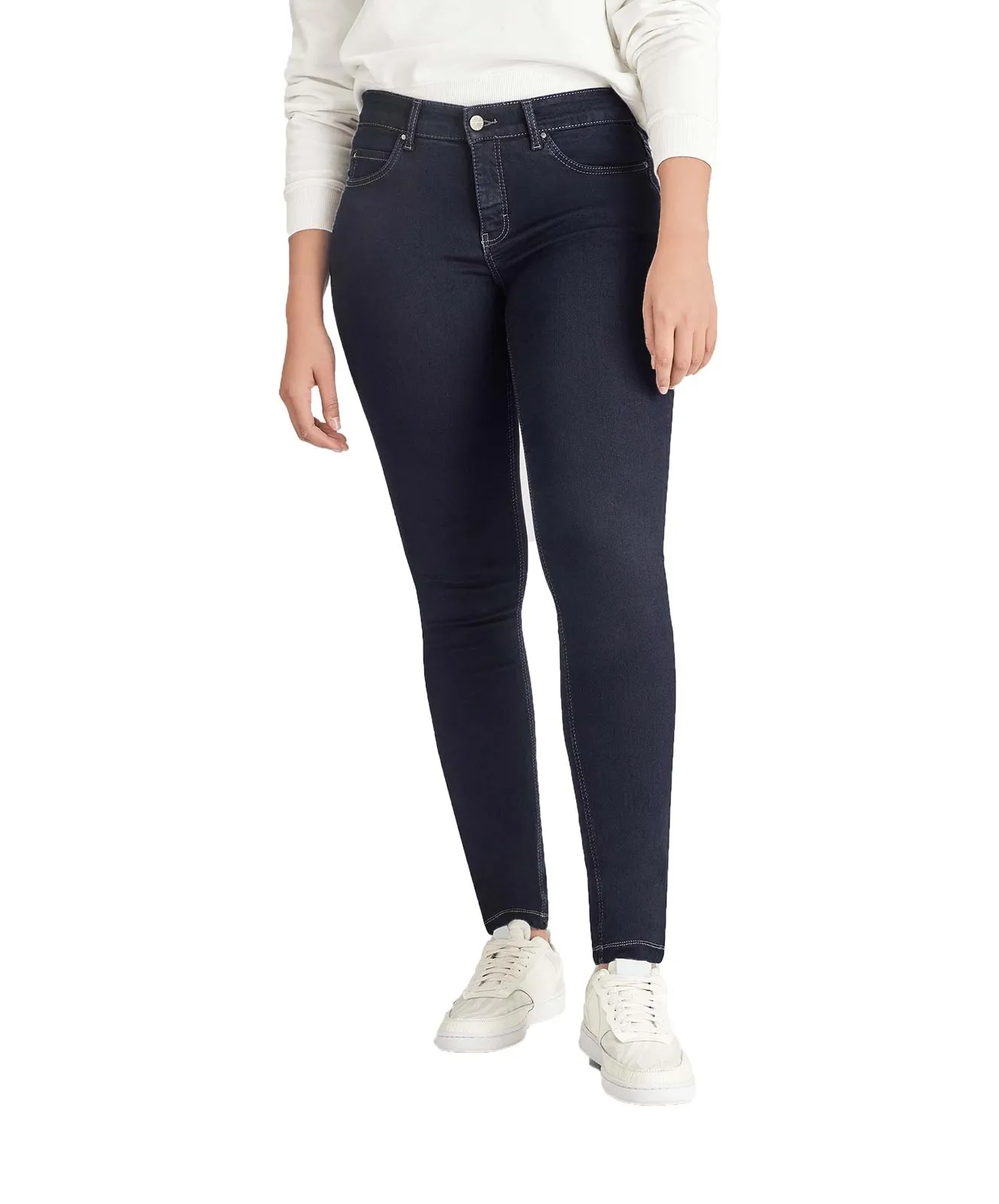 Damen Jeans Dream Skinny von MAC in Dark Rinsewash