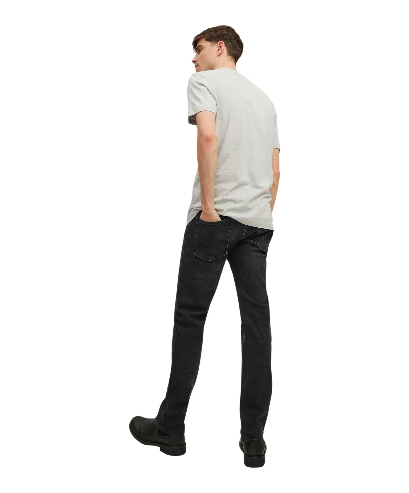Herren Jeans Mike Original von Jack & Jones in Black Denim