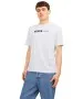 Herren Shirt Corp Logo Tee von Jack & Jones in White PLAY 5