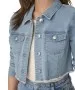 Damen Jacke Wonder Cropped von Only in Medium Blue